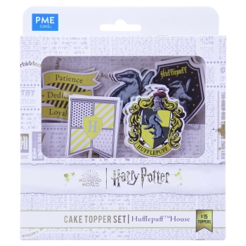 Cupcake Topper - Hufflepuff House